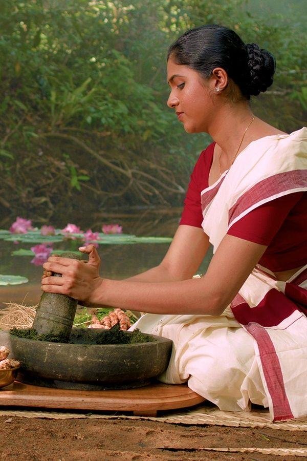 Traditional Ayurvedic herbs and natural preparation