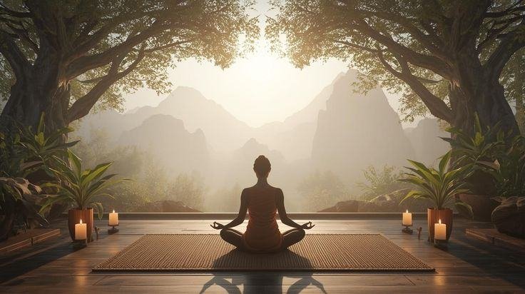 Yoga and meditation practice
